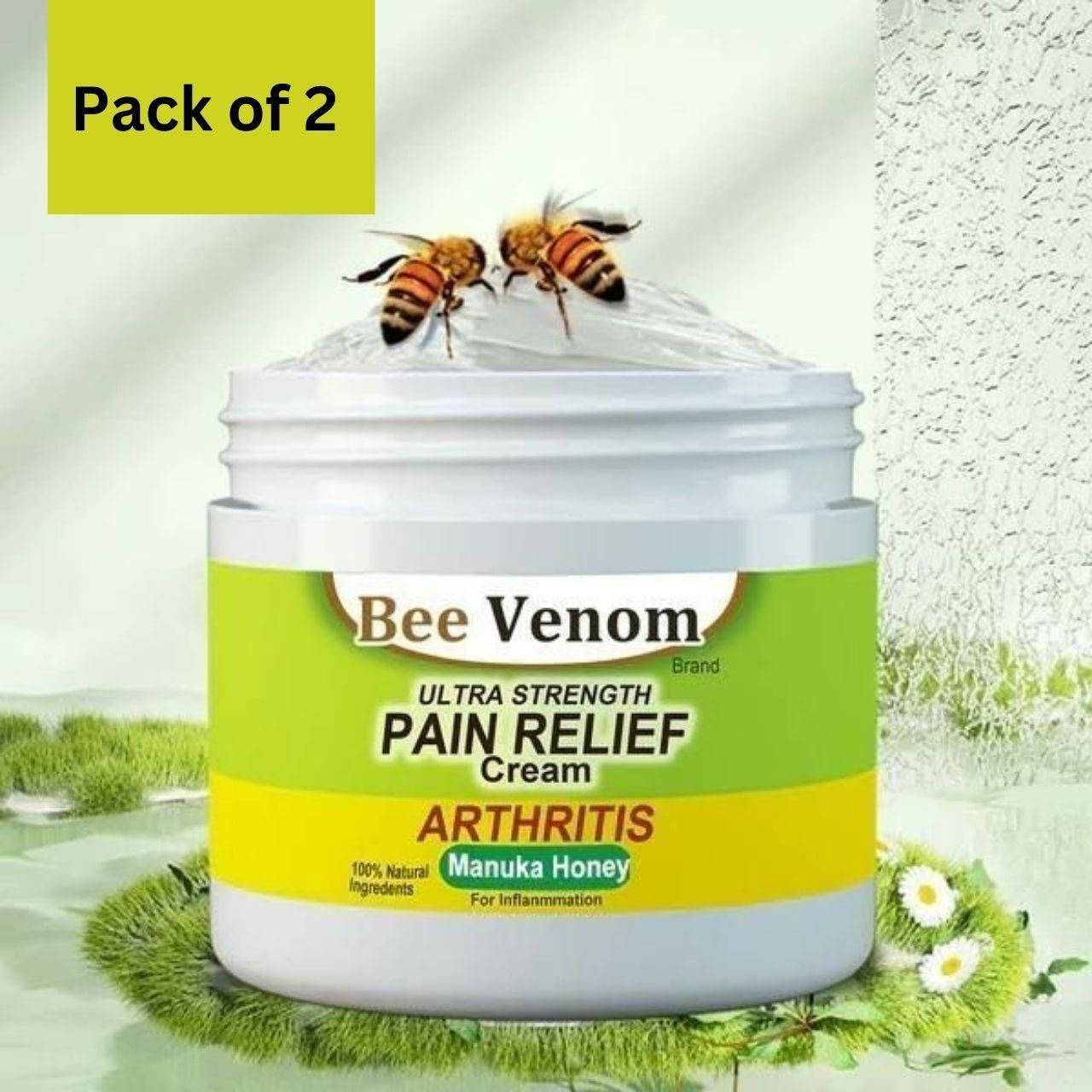 Bee Venom Ultra Strength Pain Relief Cream (Buy 1 get 1 Free)
