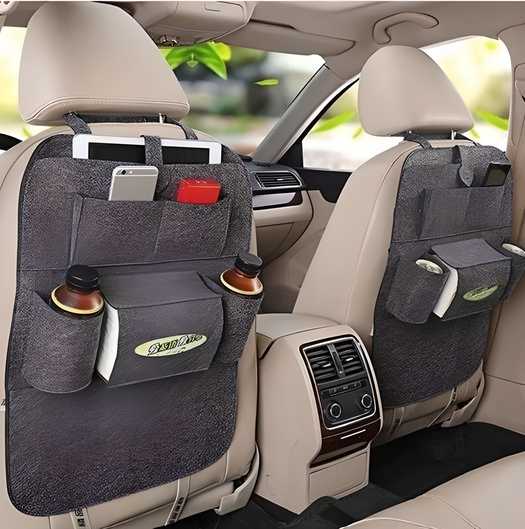 Car Back Seat Storage Organizer PACK of 2